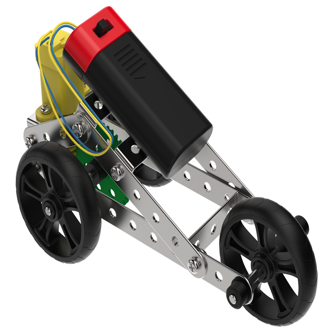Mechanix Steel Robotix - 8-in-1 DIY Motorized STEM Steel Construction Set Ages 8+ Years