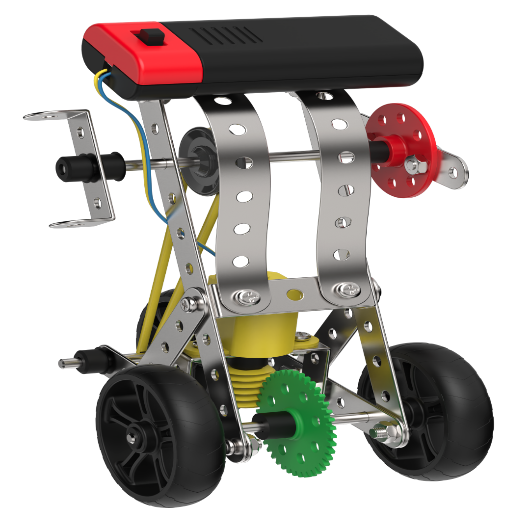 Mechanix Steel Robotix - 8-in-1 DIY Motorized STEM Steel Construction Set Ages 8+ Years