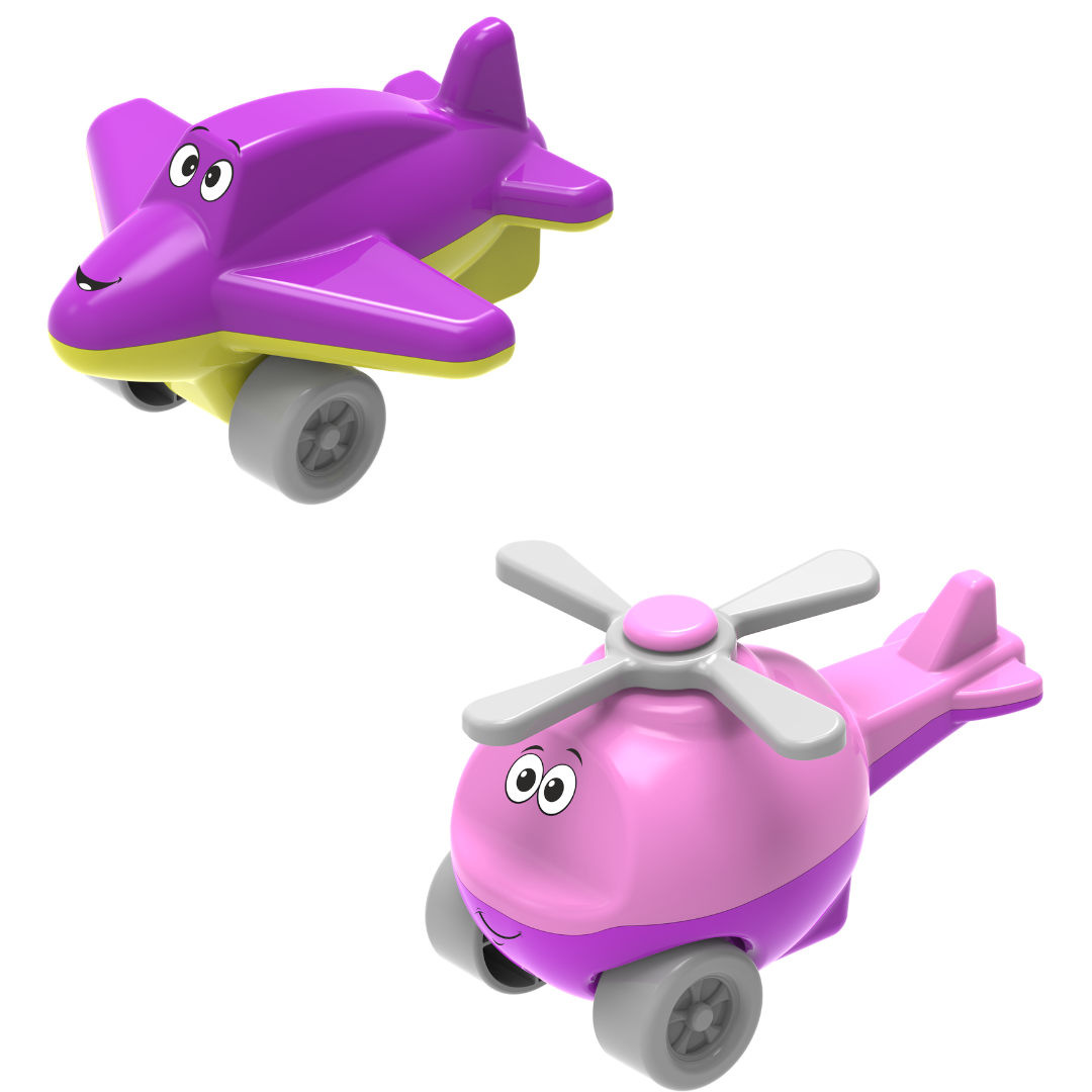 2 pcs Flying machine set - The unbreakables