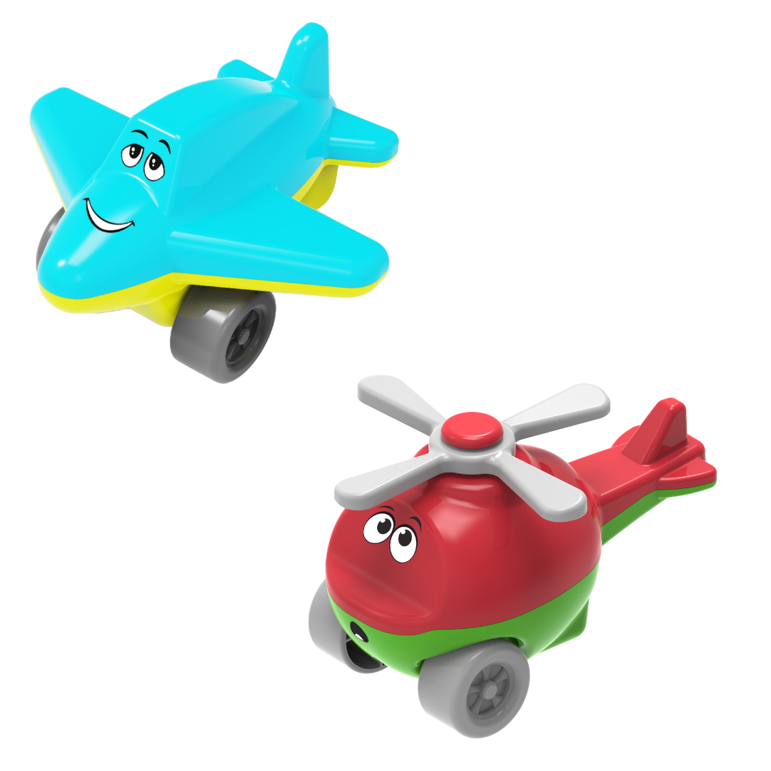 2 pcs Flying machine set - The unbreakables