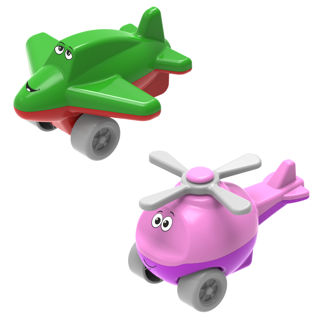 2 pcs Flying machine set - The unbreakables