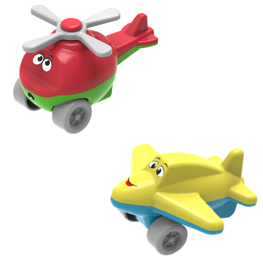 2 pcs Flying machine set - The unbreakables