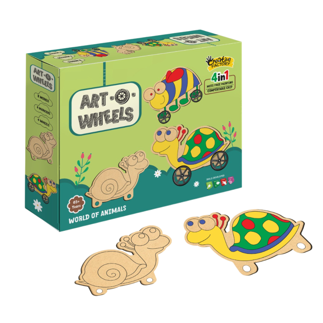 Art - O - Wheels 'Animals' - Creative Factory