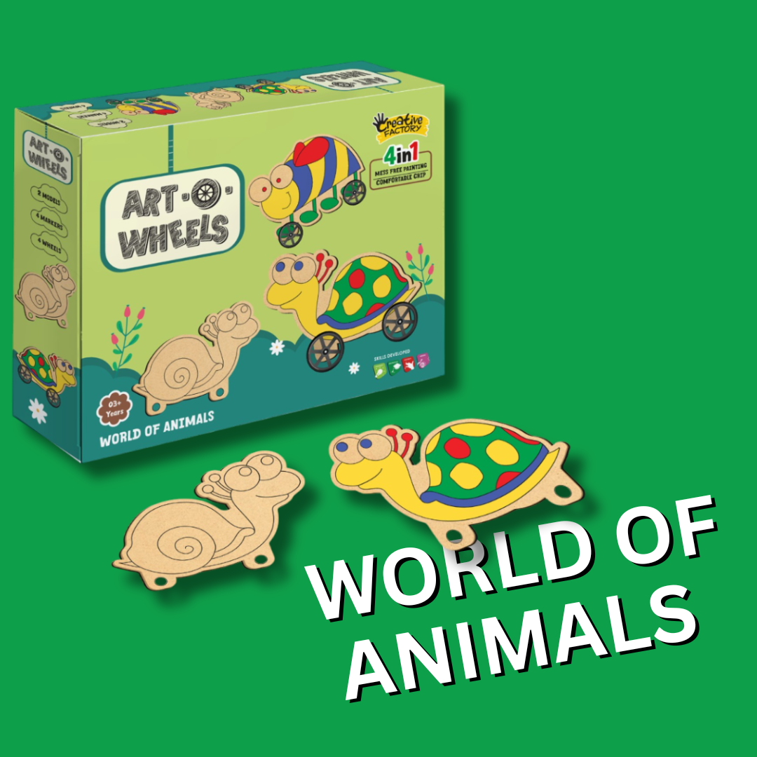 Art - O - Wheels 'Animals' - Creative Factory