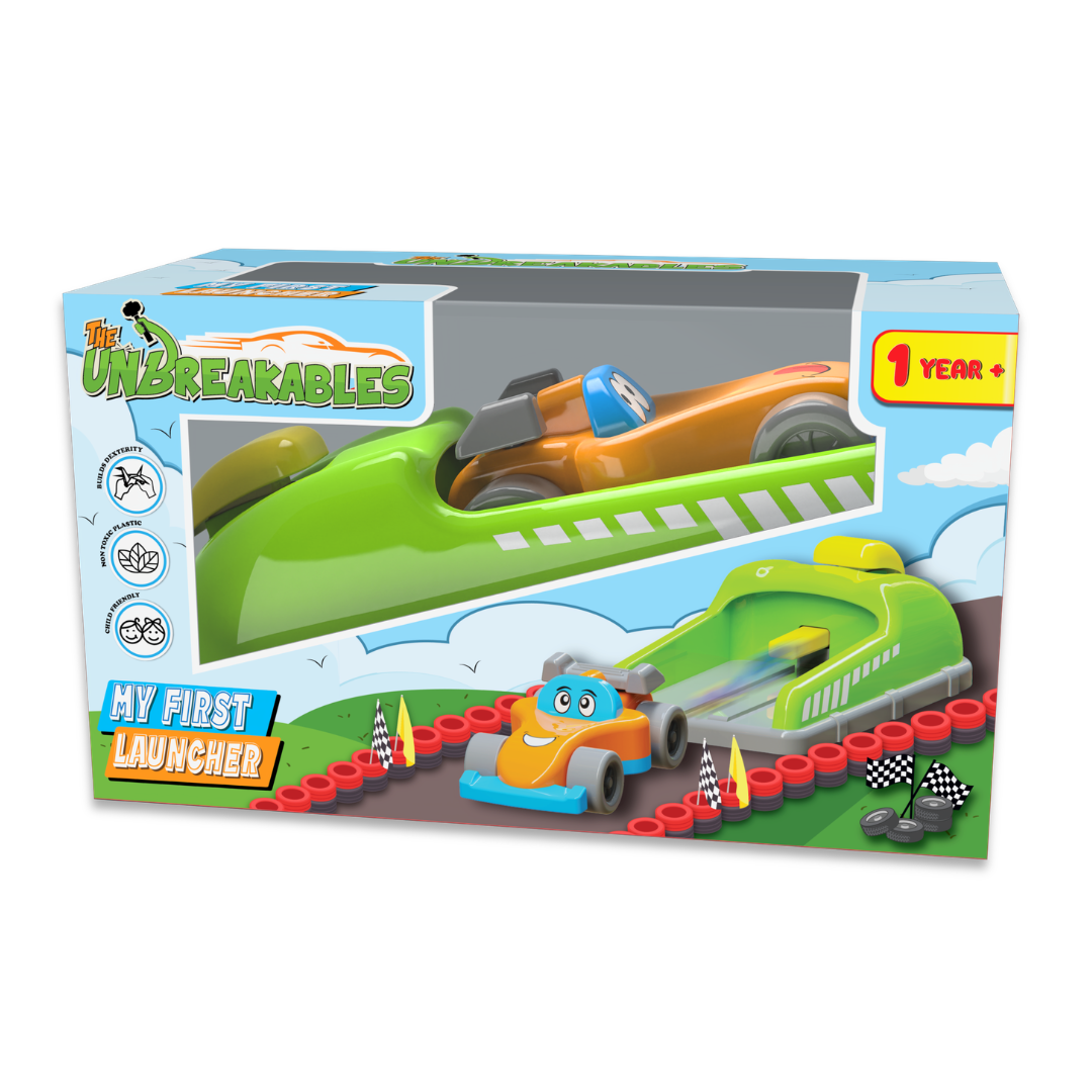 Unbreakables My First Launcher Car high speed action toy 1+ Year