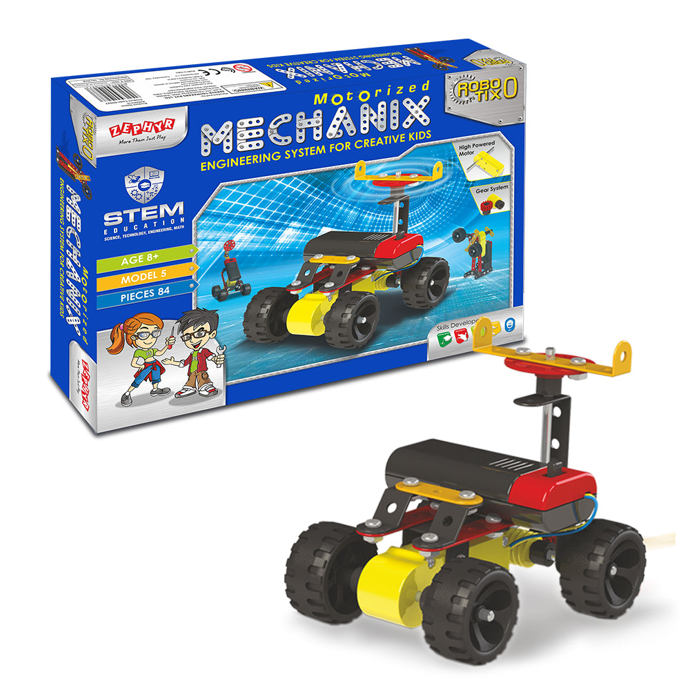 Mechanix Robotix 0 Motorised Edition 5-in-1 Construction Set for Ages 7+ Years