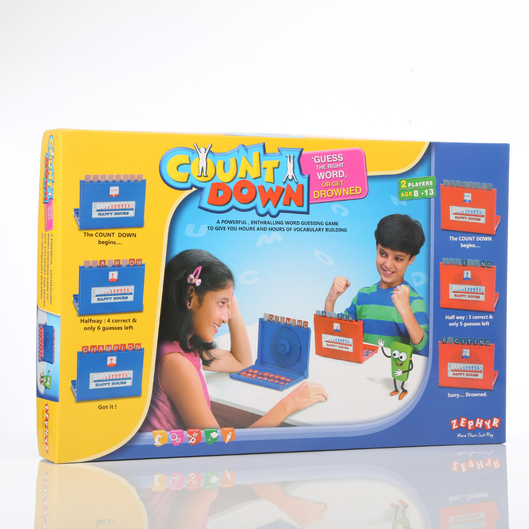 Count Down fun Spelling Board Game for Kids 6+ Years