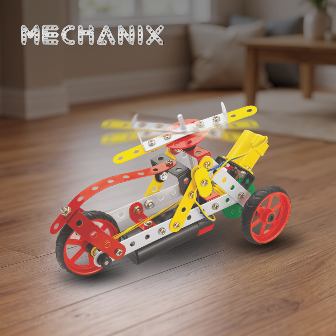 Mechanix Robotix 1 Smart Bag Motorised Edition 8-in-1 Construction Set Ages 8+ Years