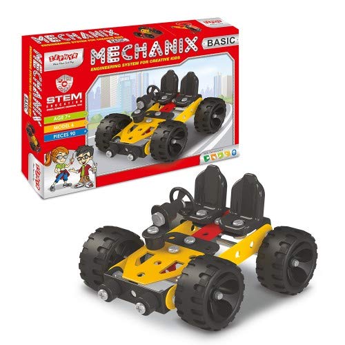 Mechanix Basic New Age Edition - 6-in-1 Metal Construction Set for Kids Ages 7+ Years
