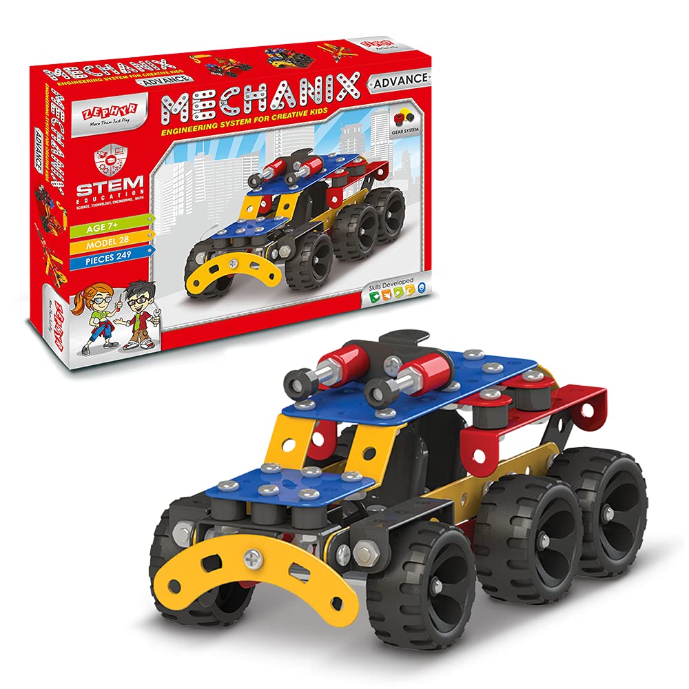 Mechanix Advance New Age Edition 28-in-1 Construction Set for Kids Ages 7+ Years