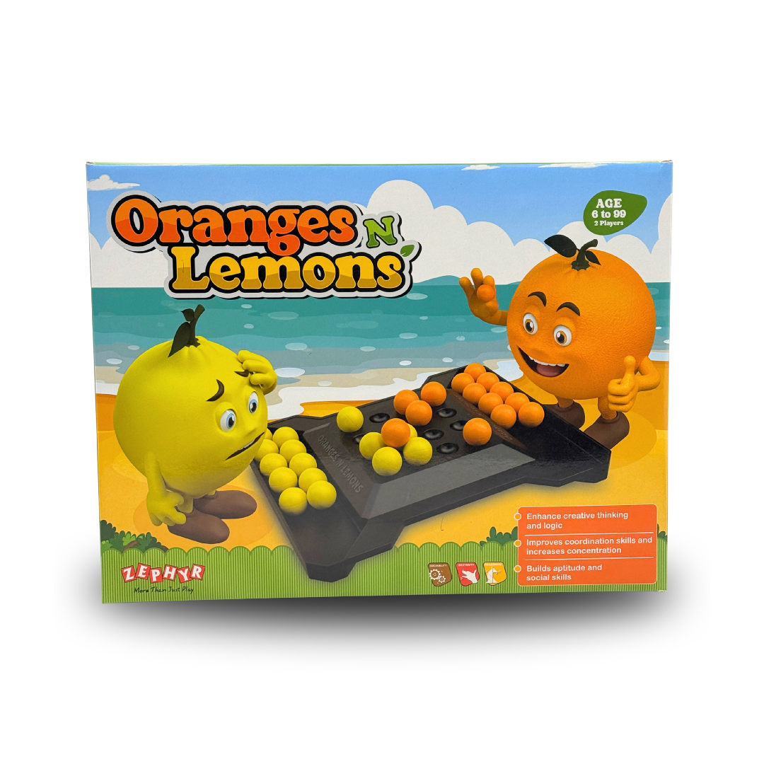 Oranges and Lemons 2 Player Strategy Board Game 8+ Years