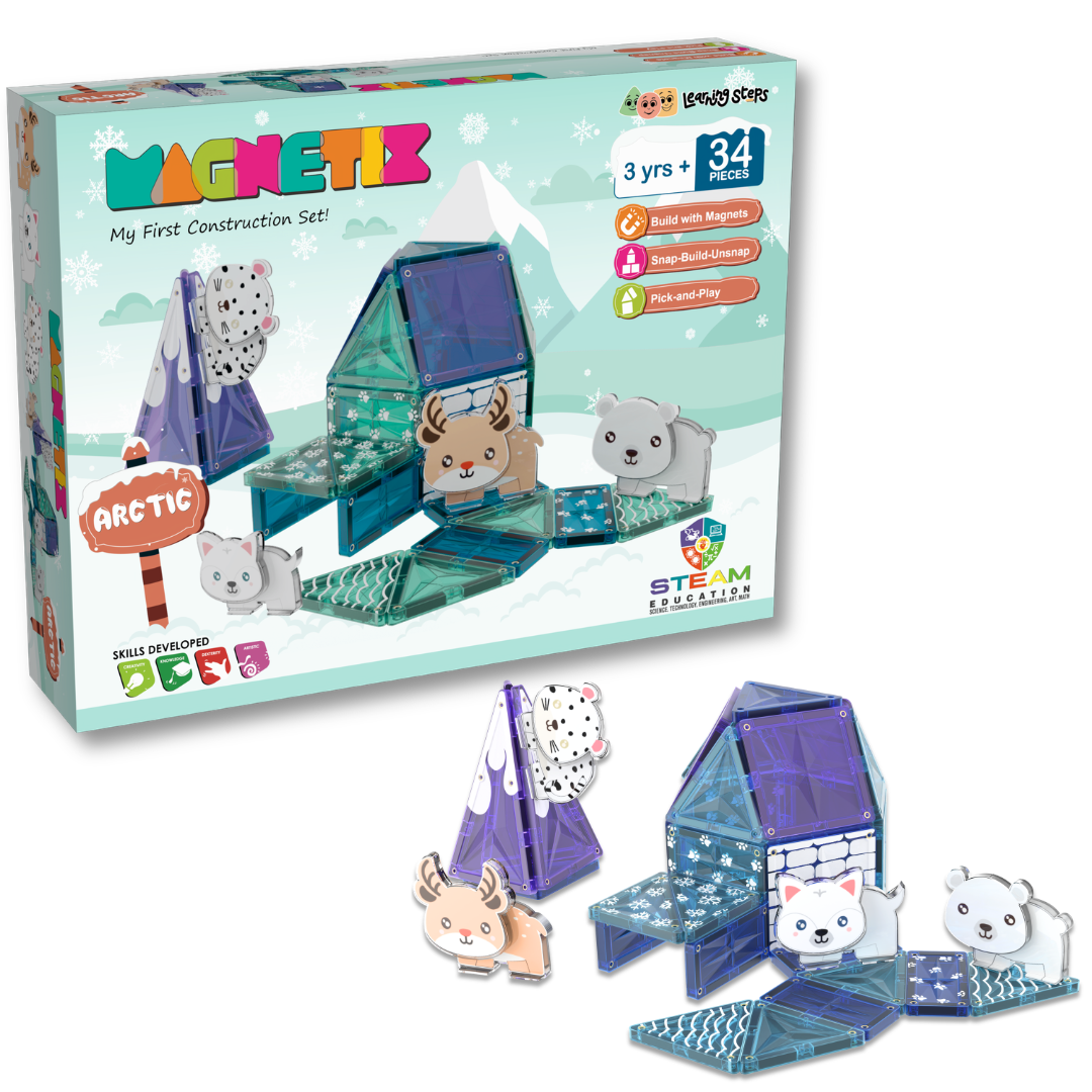 Magnetix Arctic Magnetic Construction Theme Set for Kids 8+ Years