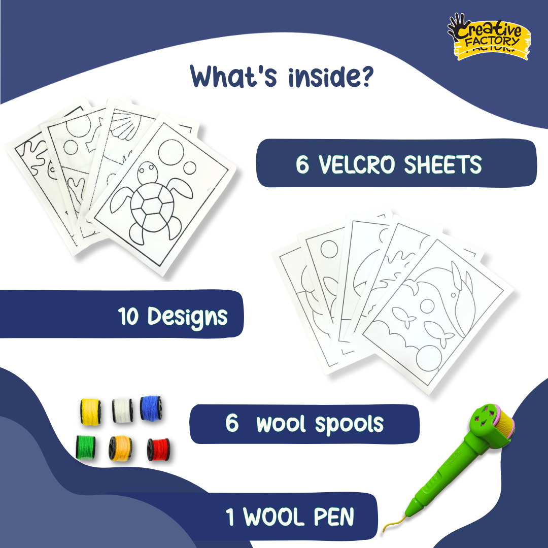 Woolcro Wool Painting Activity Kit for 8+ Years