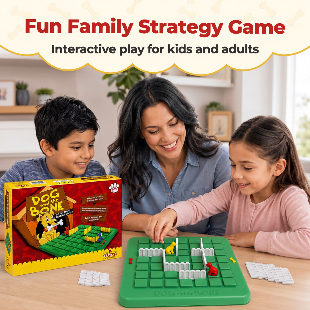 Dog & The Bone Strategy Board Game for Ages 6+ Years