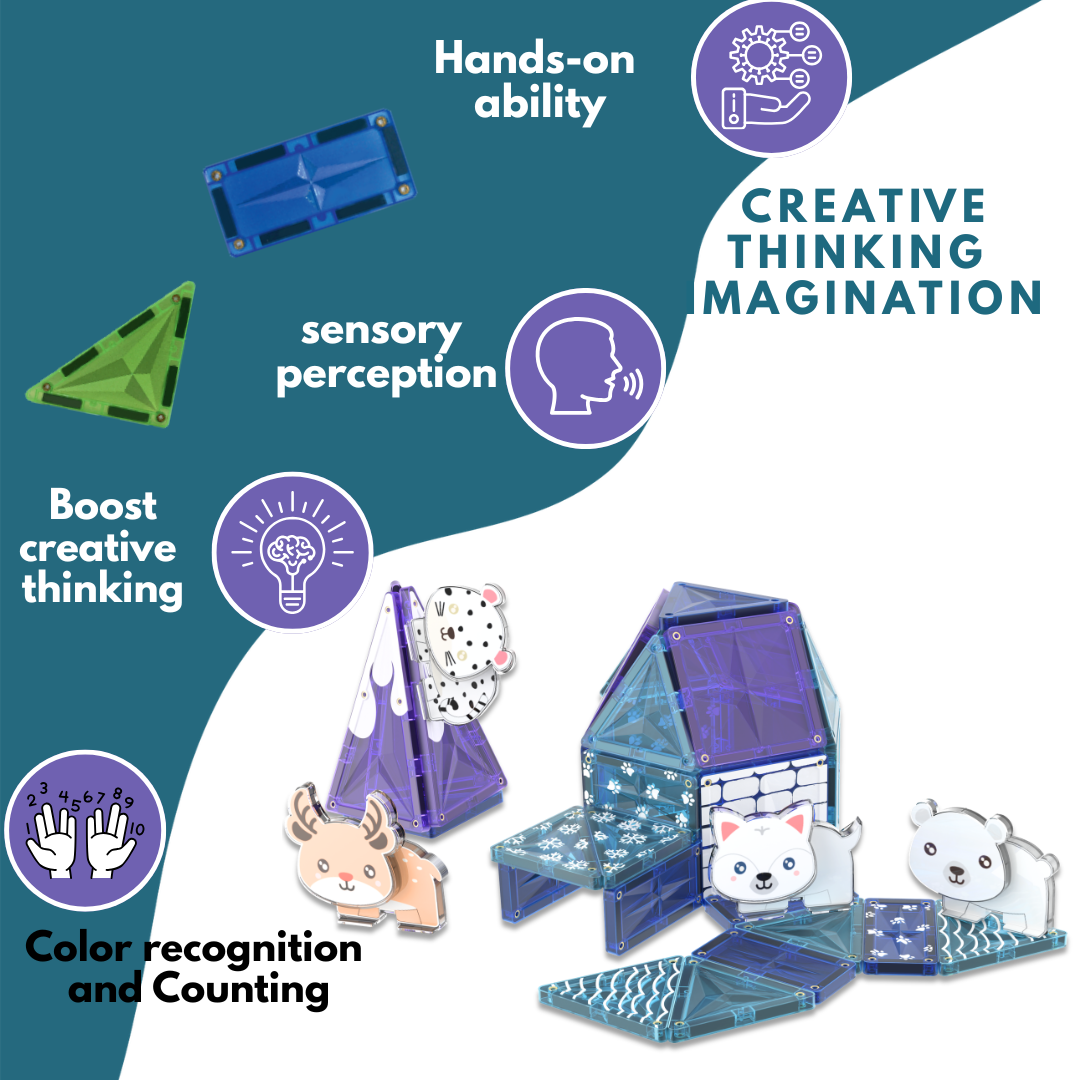 Magnetix Arctic Magnetic Construction Theme Set for Kids 8+ Years