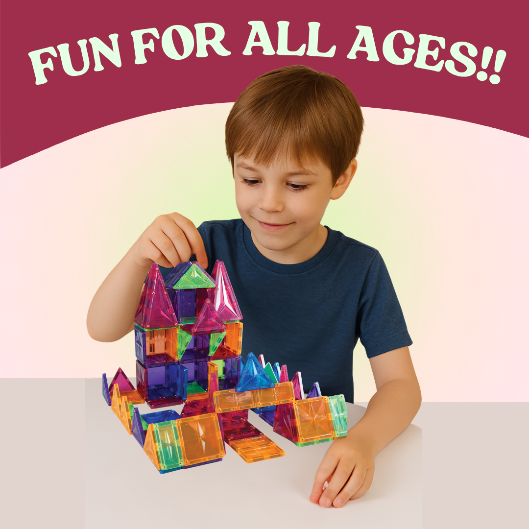 Magnetix 5 Magnetic Tiles Construction Set for Kids 8+ Years