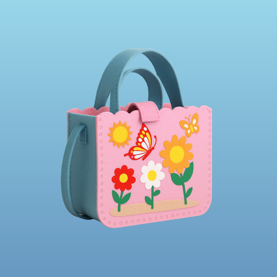 Stitch-In-Time Floral DIY Sewing Kit for Kids 6+ Years
