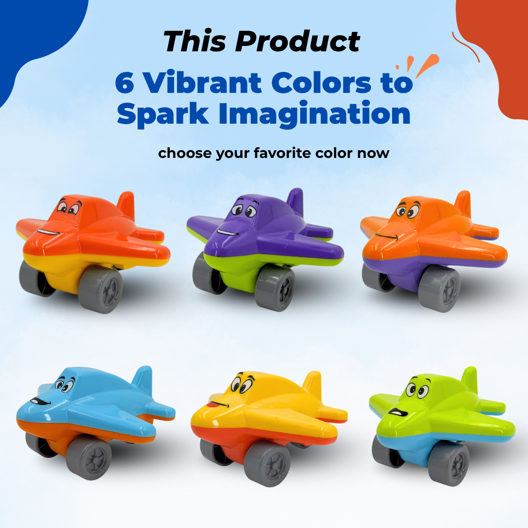 Unbreakables My First Aeroplane Durable Vehicle Toy 1Y+