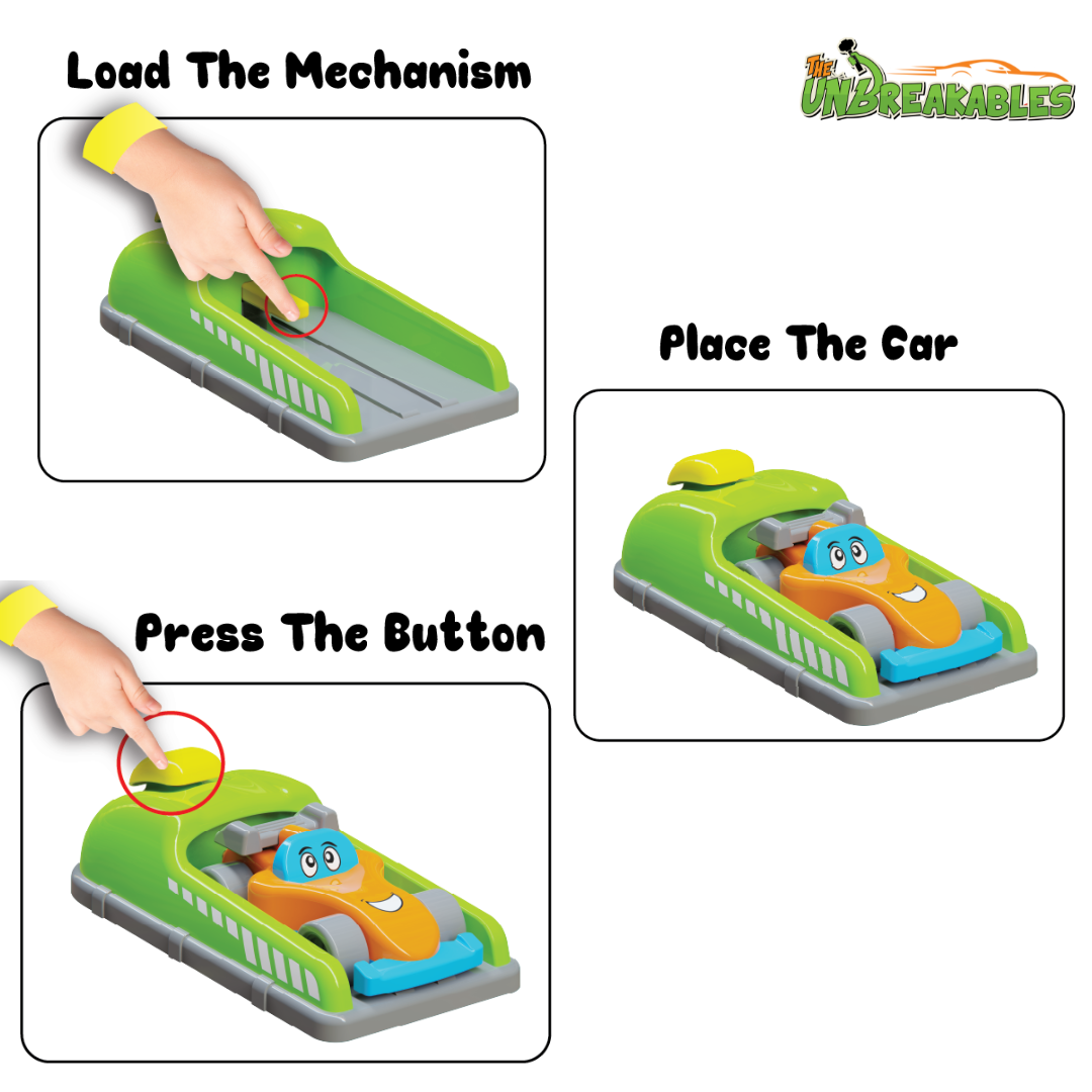 Unbreakables My First Launcher Car high speed action toy 1+ Year