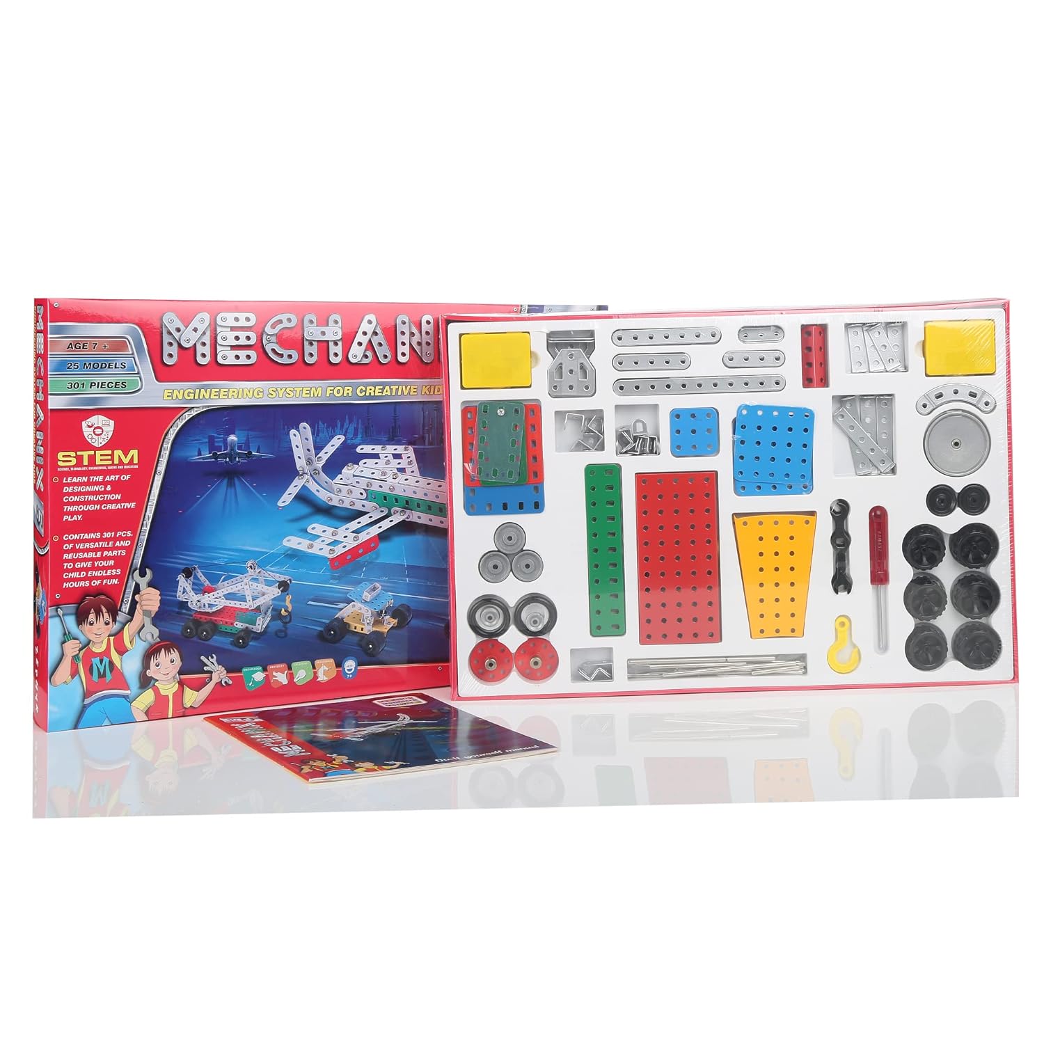 Mechanix 5 Original Edition 25-in-1 Metal Construction Set for Ages 7+ Years