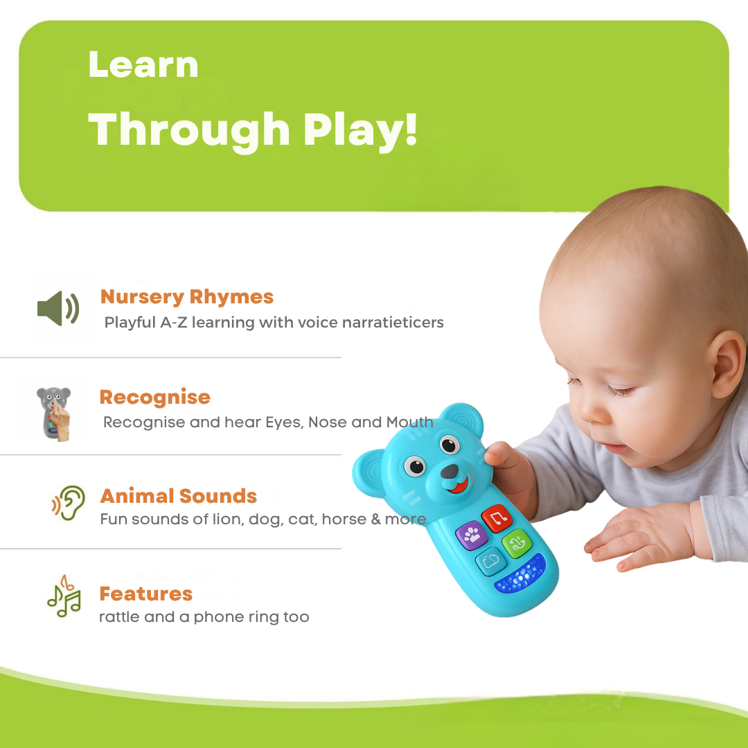 Smart Teddy Interactive Learning Toy for Toddlers 6+ Months