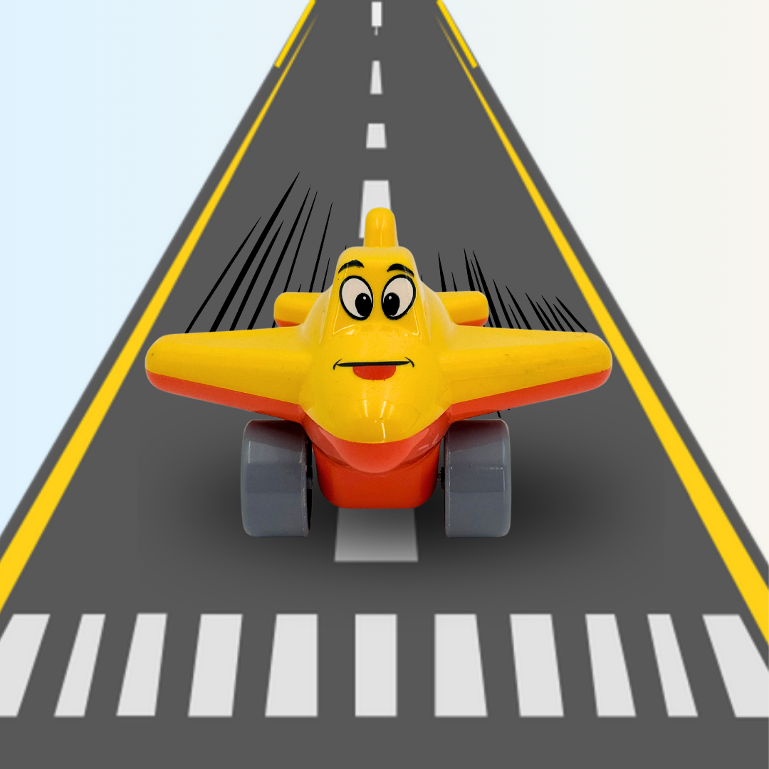 Unbreakables My First Aeroplane Durable Vehicle Toy 1Y+