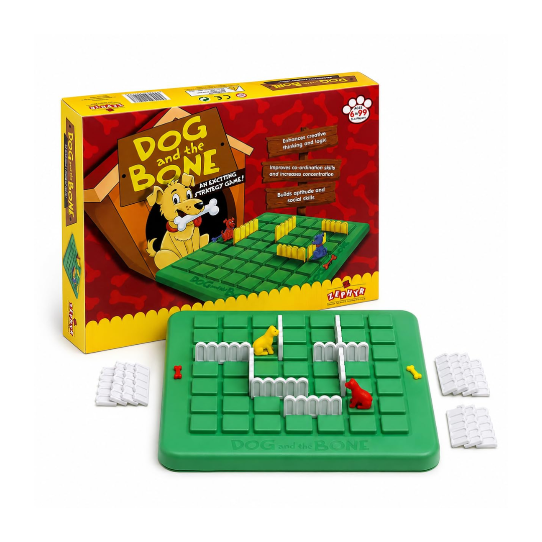 Dog & The Bone Strategy Board Game for Ages 6+ Years