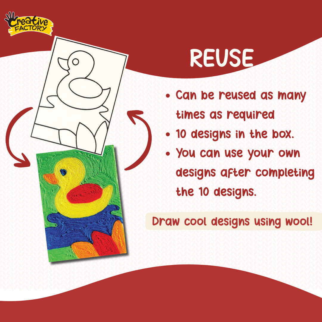 Woolcro Wool Painting Activity Kit for 8+ Years