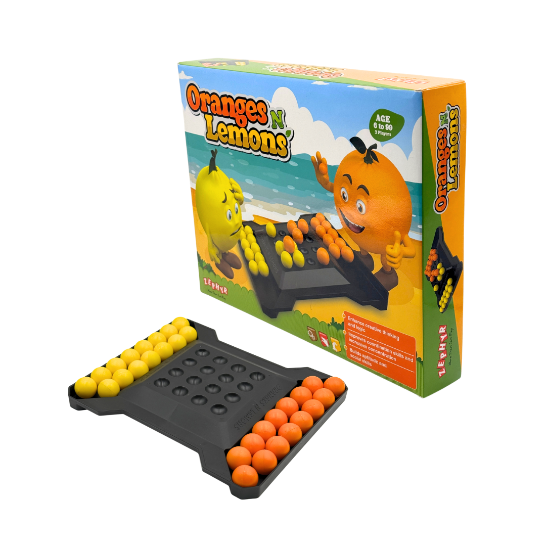 Oranges and Lemons 2 Player Strategy Board Game 8+ Years