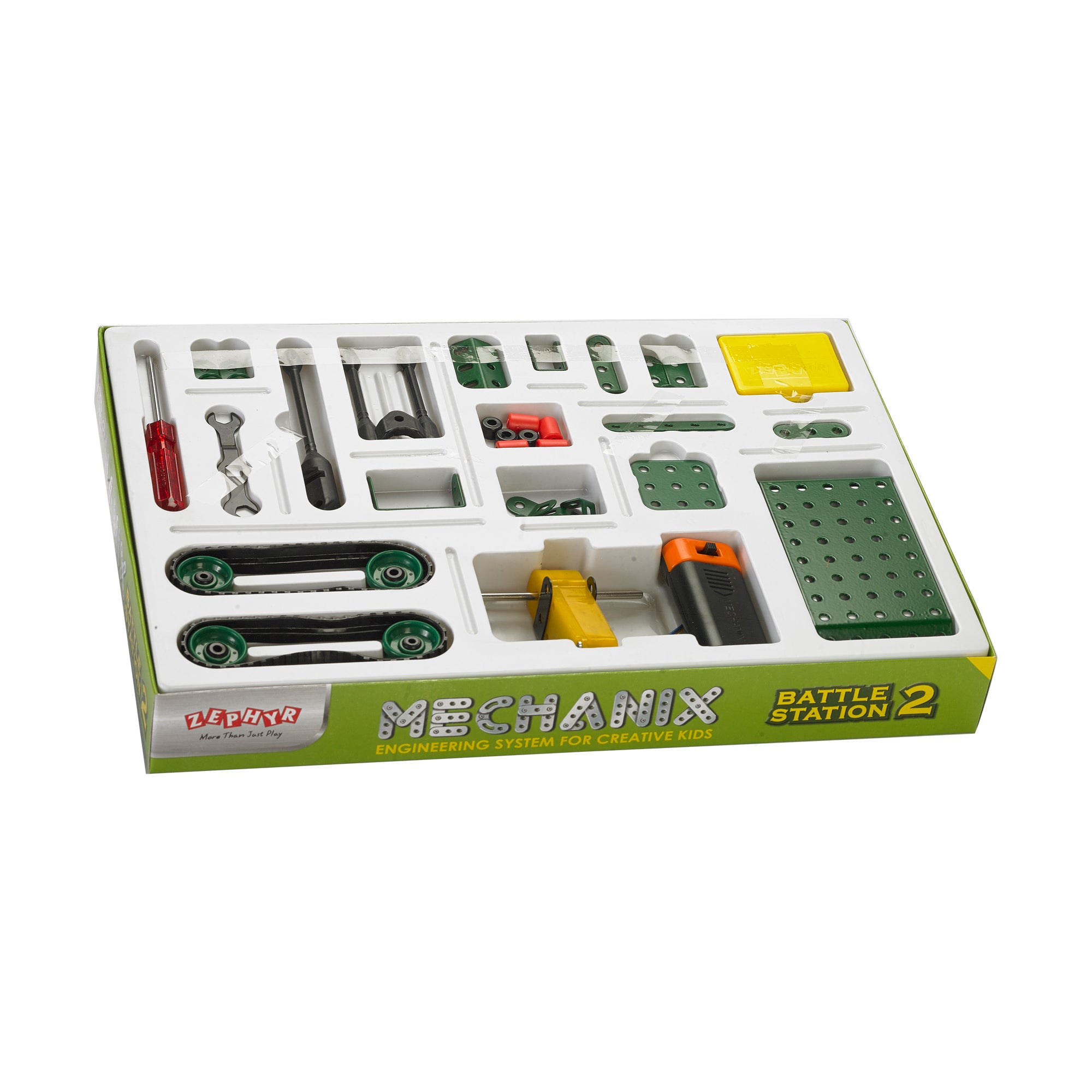 Mechanix Battle Station 2 Motorised 5-in-1 Battle Tank Construction Set for Kids Ages 8+ Years