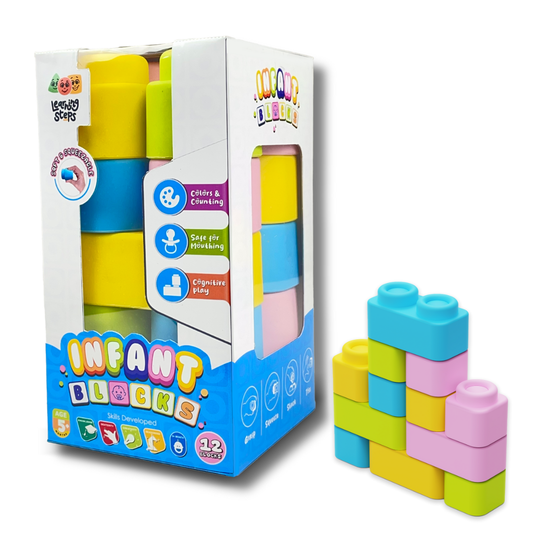 Infant Blocks set 1  - [ 12 Blocks ]