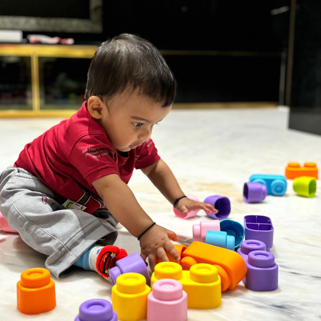 Infant Blocks set 4 [ 36 blocks ] - Soft, Safe, and Colorful Fun for Little Hands