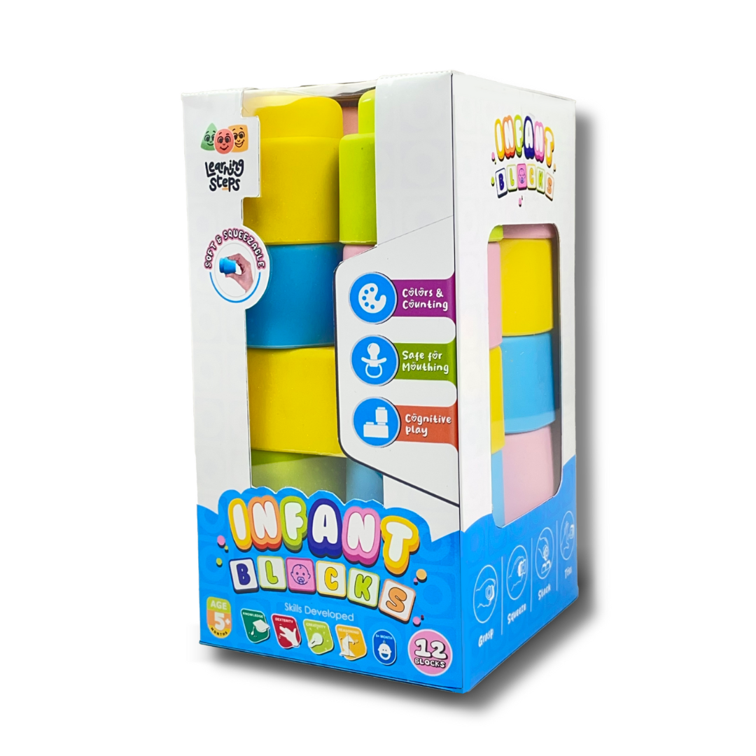 Infant Blocks set 1  - [ 12 Blocks ]