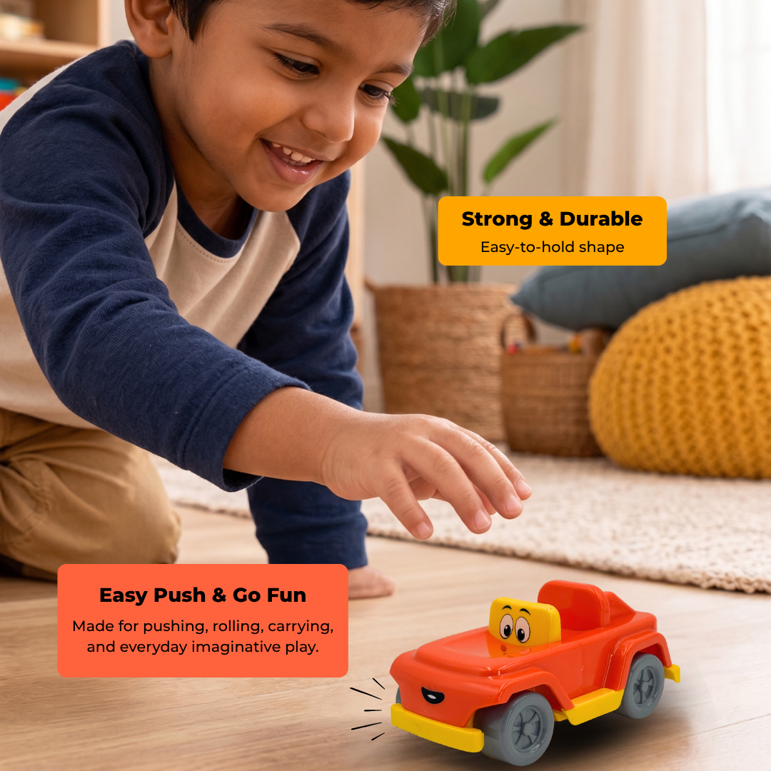 Unbreakables SUV durable push and roll Toy 1+ Year