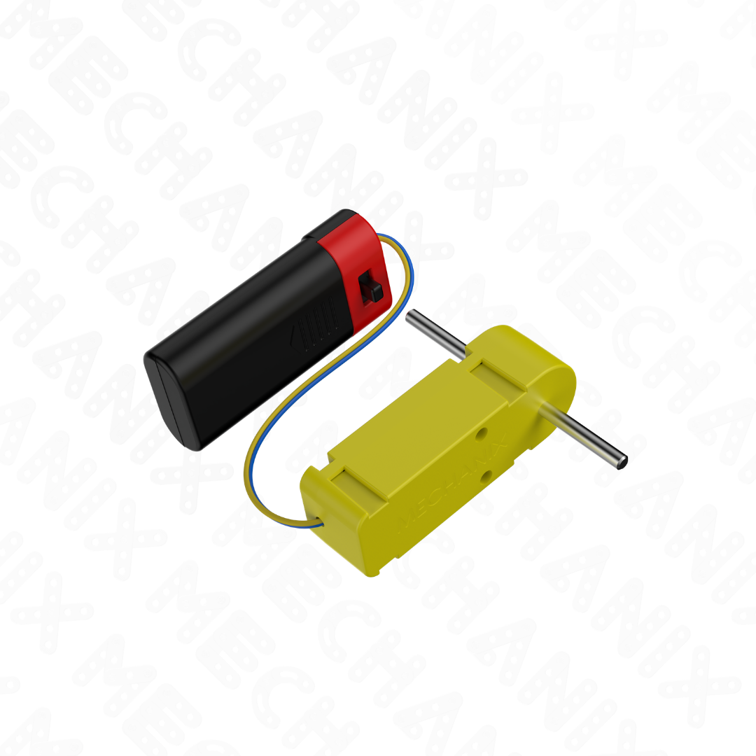 BATTERY BOX WITH DUAL SHAFT GEAR BOX