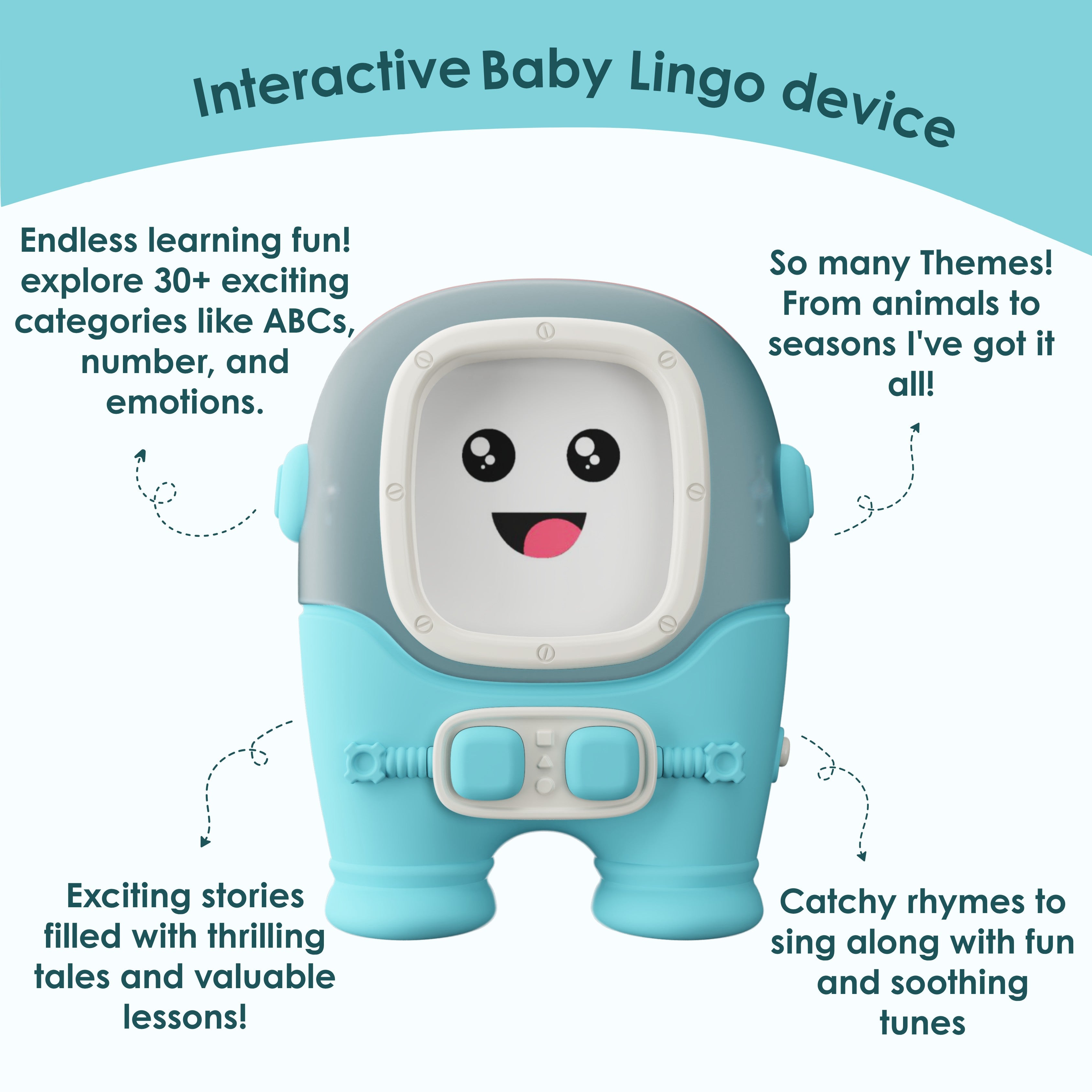 Baby Lingo Basic Interactive Multilingual Learning Toy  English-Hindi for Kids 3+ Years