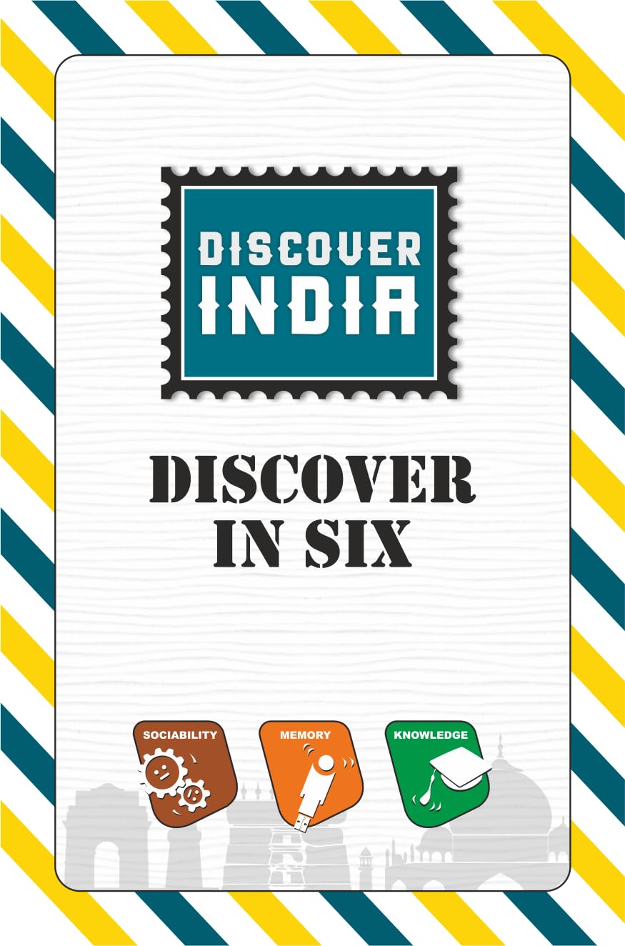 Discover in Six India Trivia Memory Card Game for 7+ Years