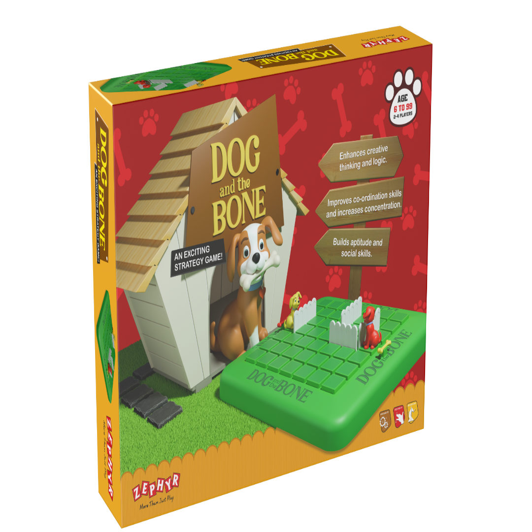 Dog & The Bone Strategy Board Game for Ages 6+ Years