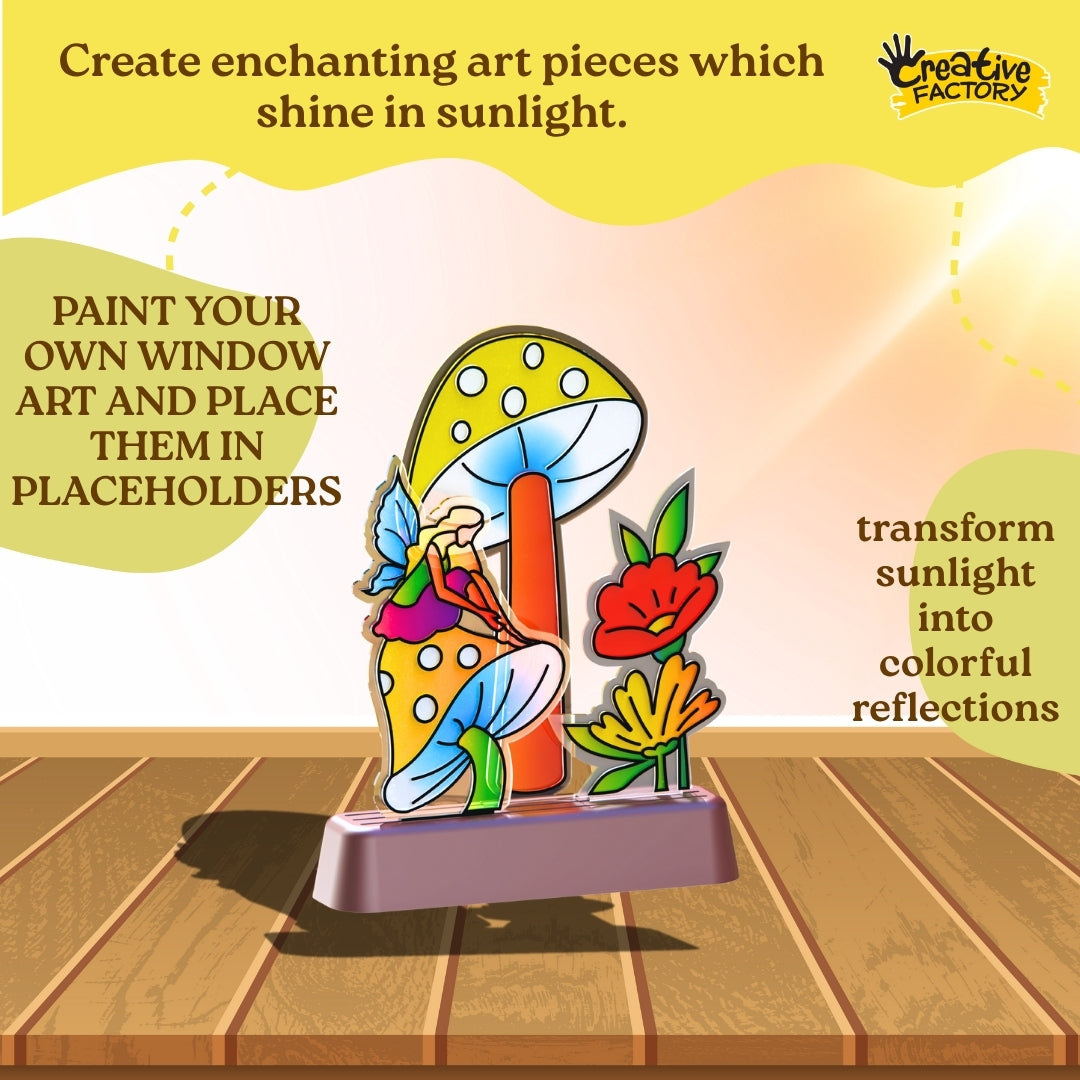Sun Catchers Enchanted Forest DIY Art Activity Kit for Kids 8+ Years