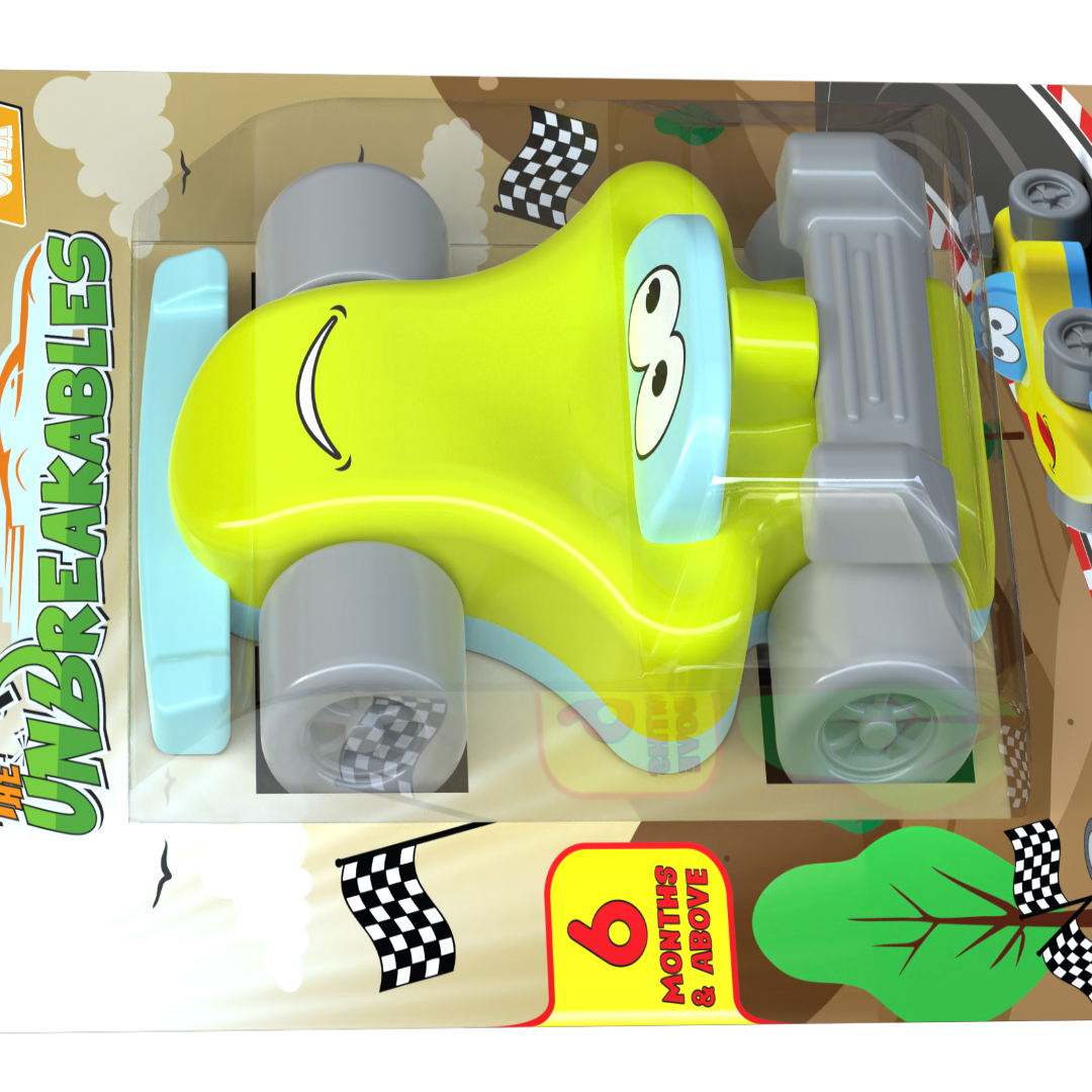 Unbreakables Car durable push and roll Toy 1+ Year
