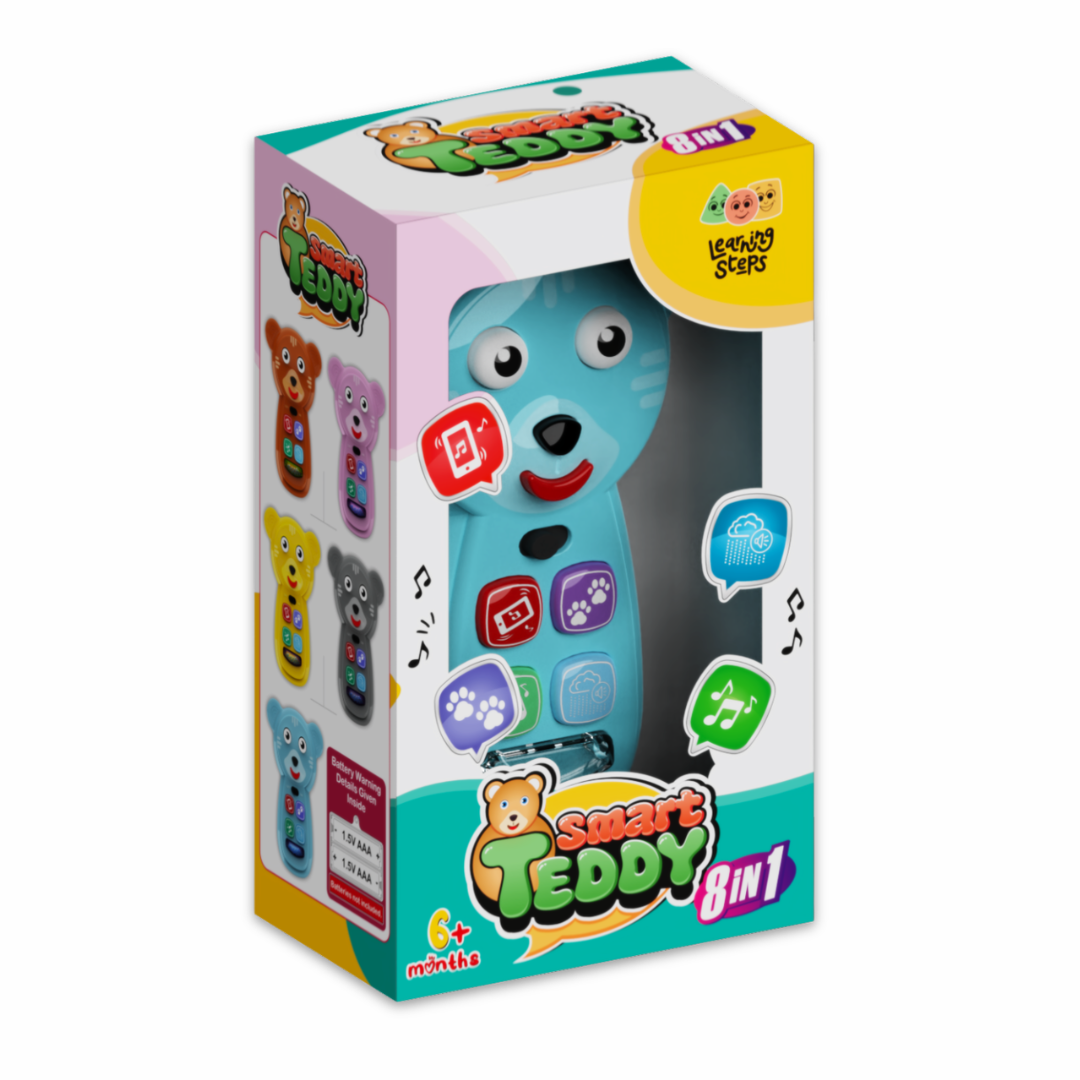 Smart Teddy Interactive Learning Toy for Toddlers 6+ Months