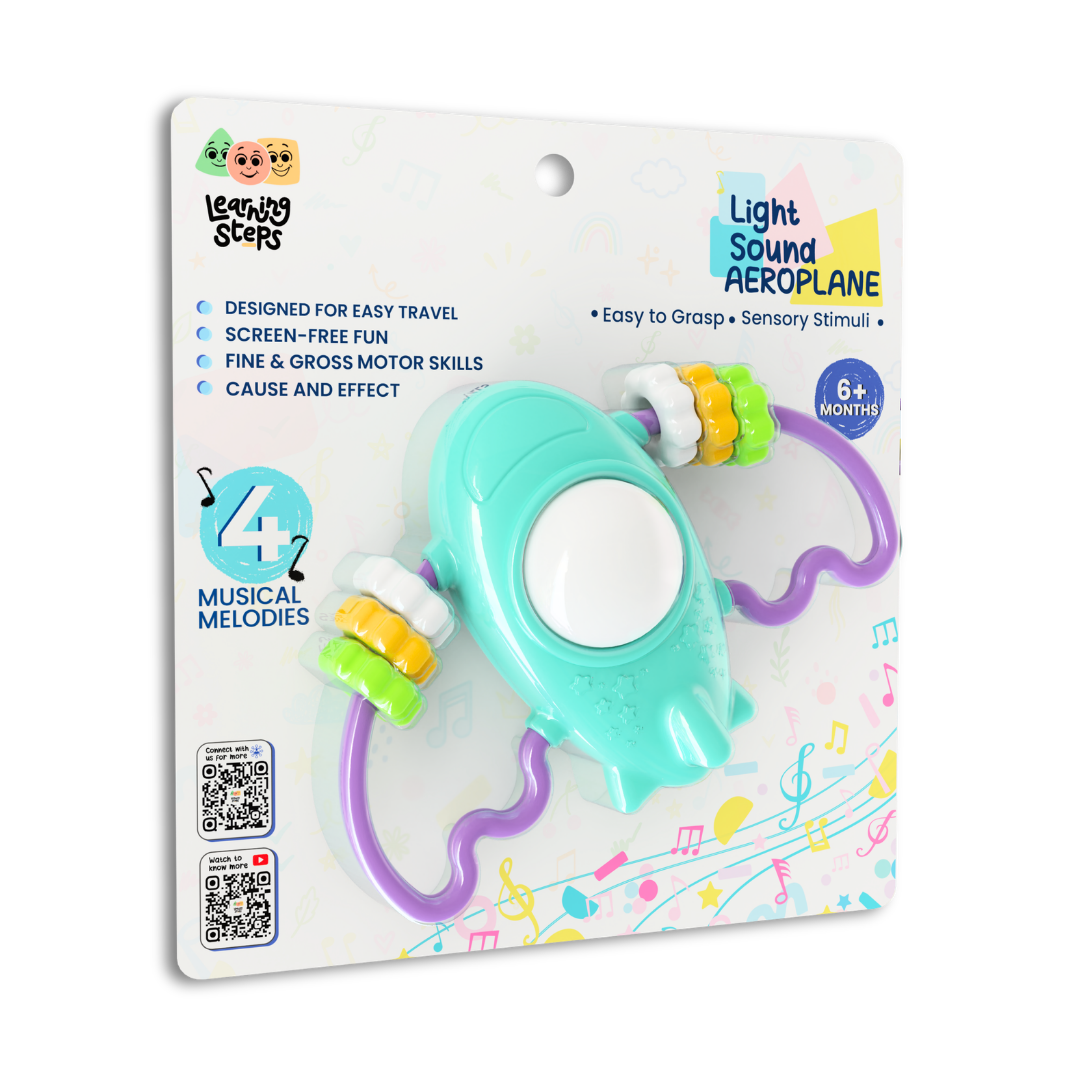 Musical Light & Sound compact Rattle for Infants 6+ Months