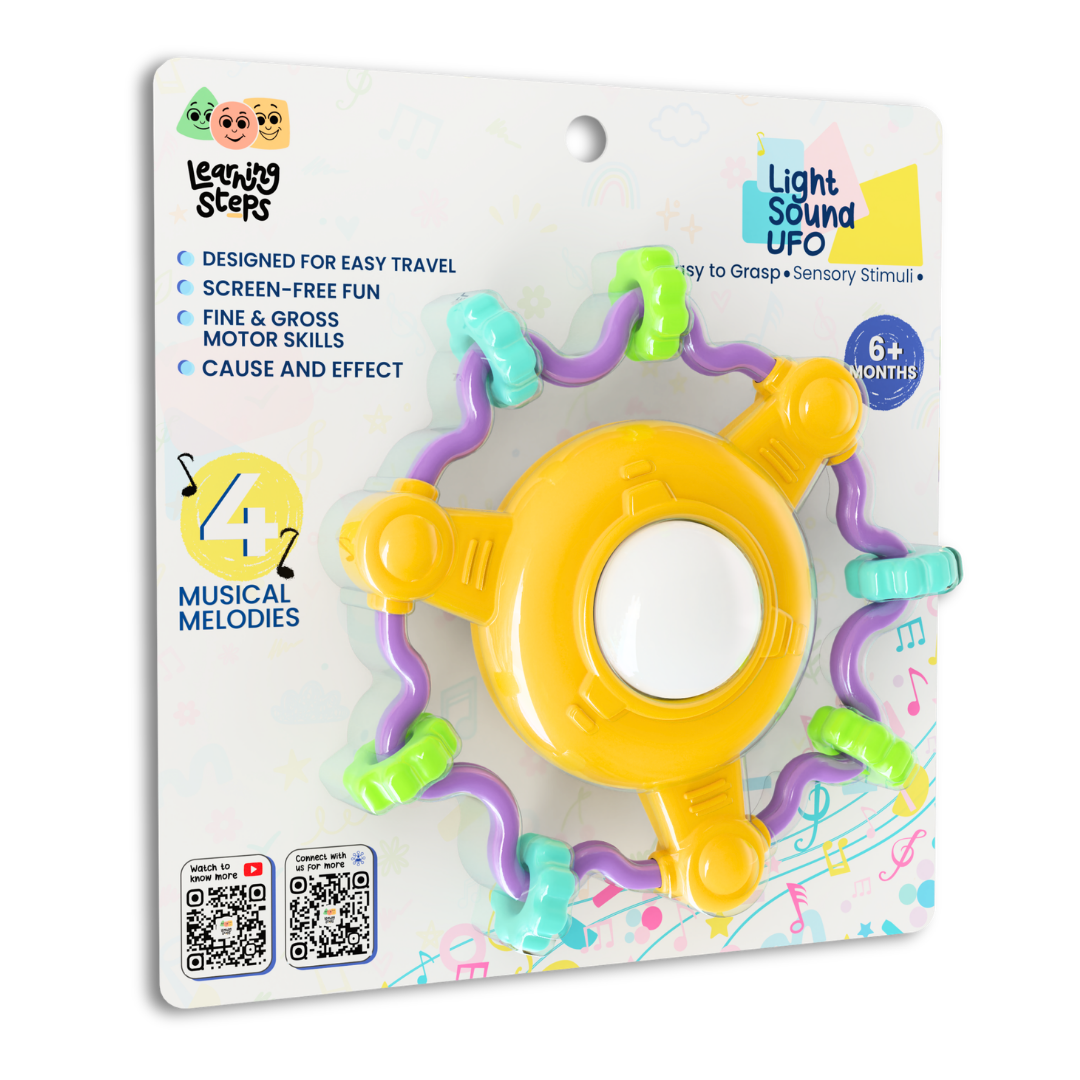 Musical Light & Sound compact Rattle for Infants 6+ Months