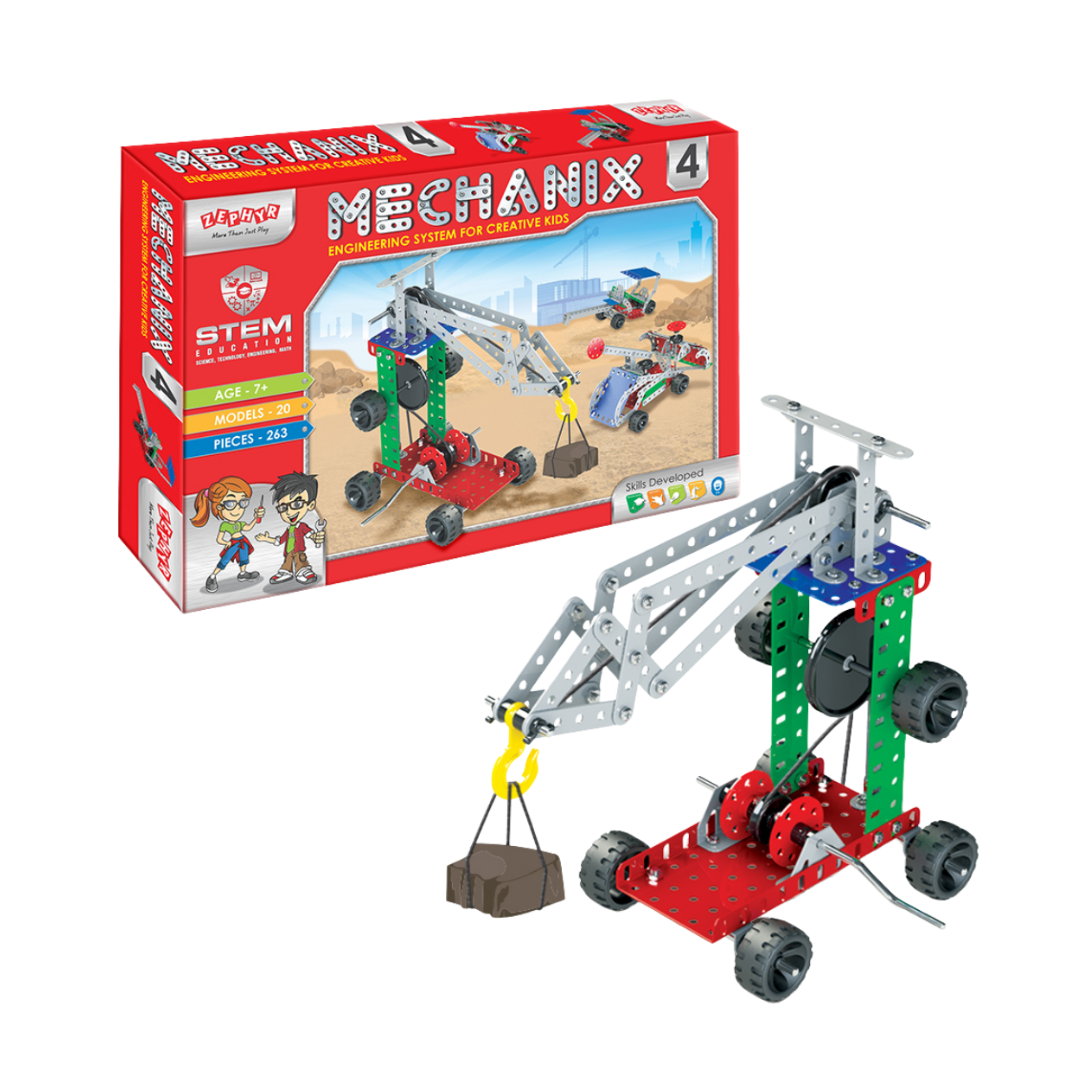 Mechanix 4 Box with Hero Model 