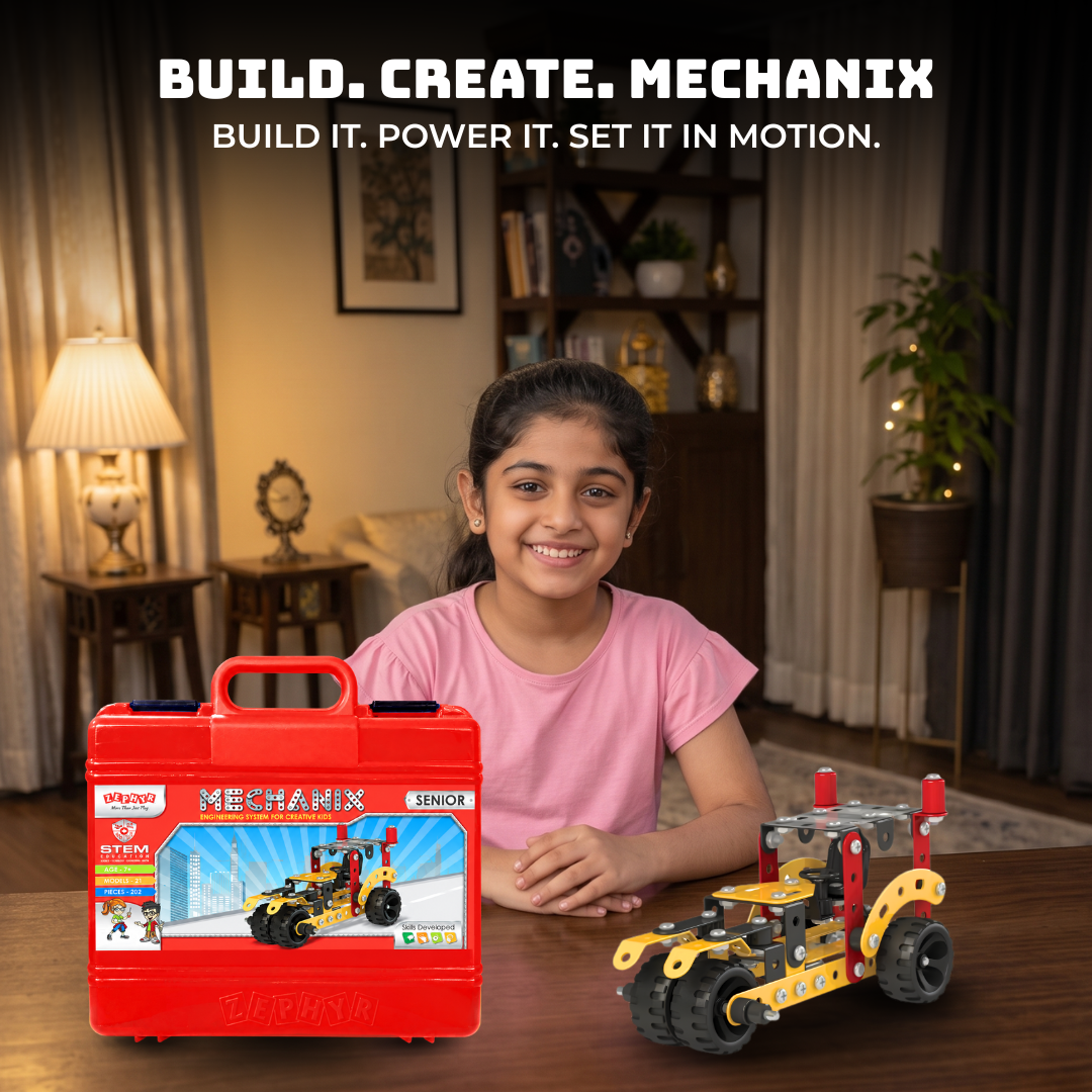 Mechanix Senior Smart Bag New Age Edition 21-in-1 Metal Construction Set Ages 7+ Years