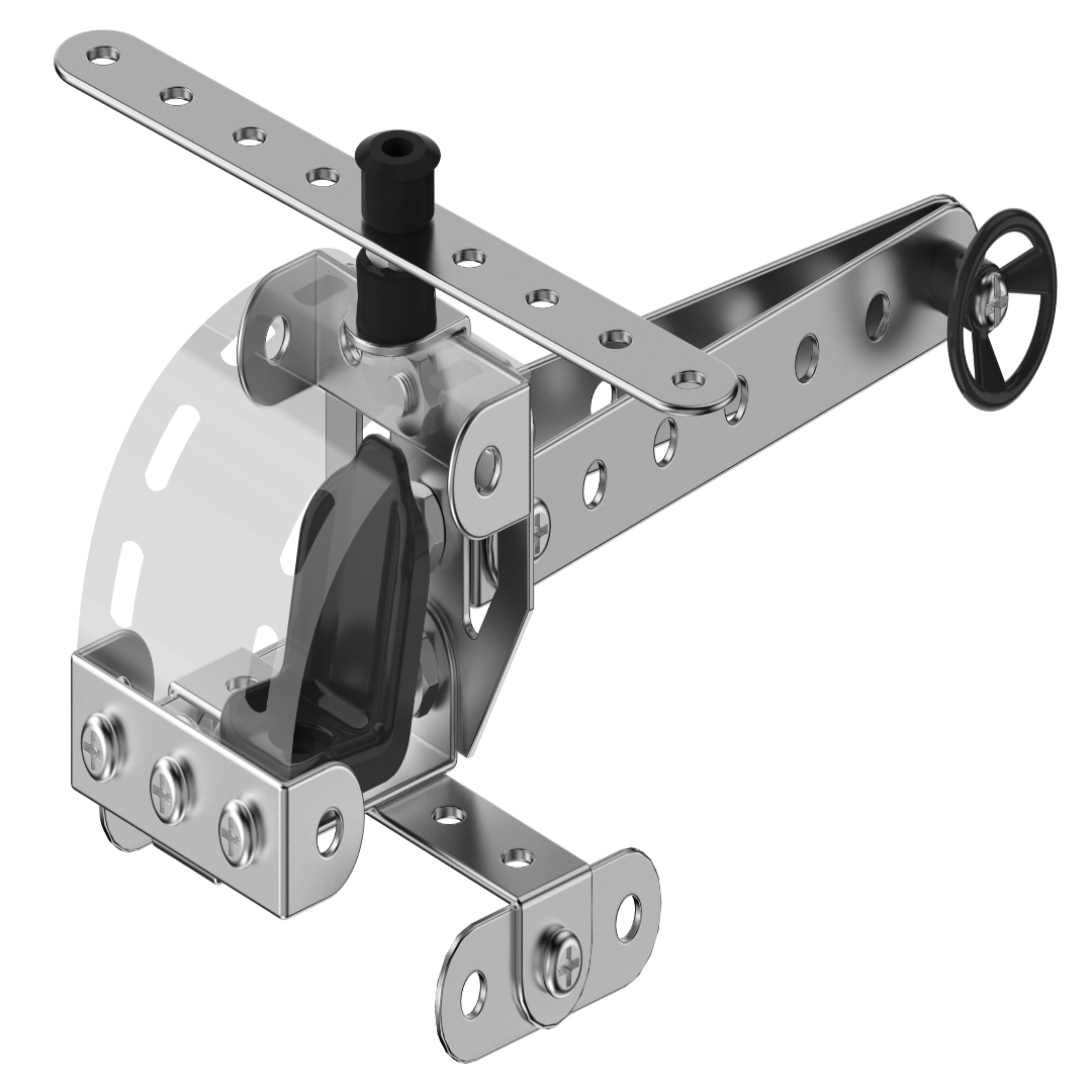 Mechanix Steel Neo 6-in-1 DIY Metal Building STEM Construction Toy for Ages 7+ Years