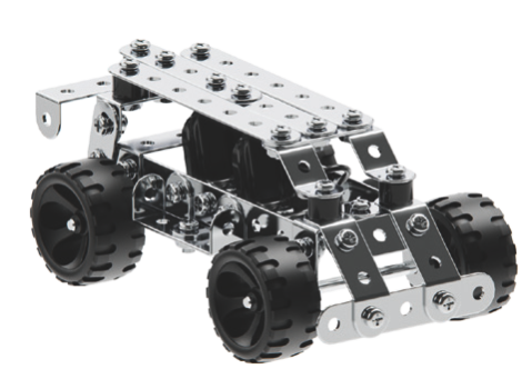 Mechanix Steel Apex - 14-in-1 DIY Metal STEM Construction Set for Ages 7+
