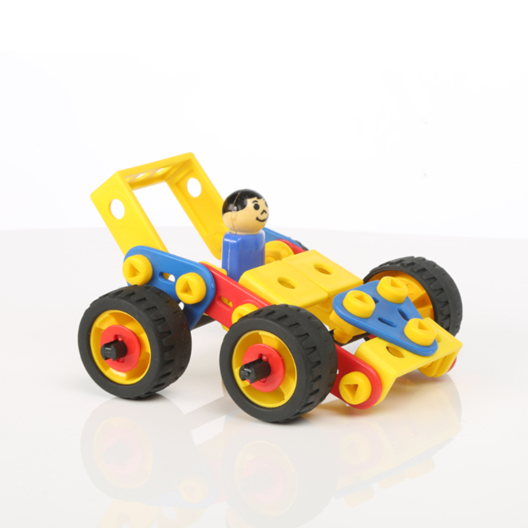 Plastic Cars 1 DIY 7 - in -1 Plastic Construction Set Ages 3+ Years