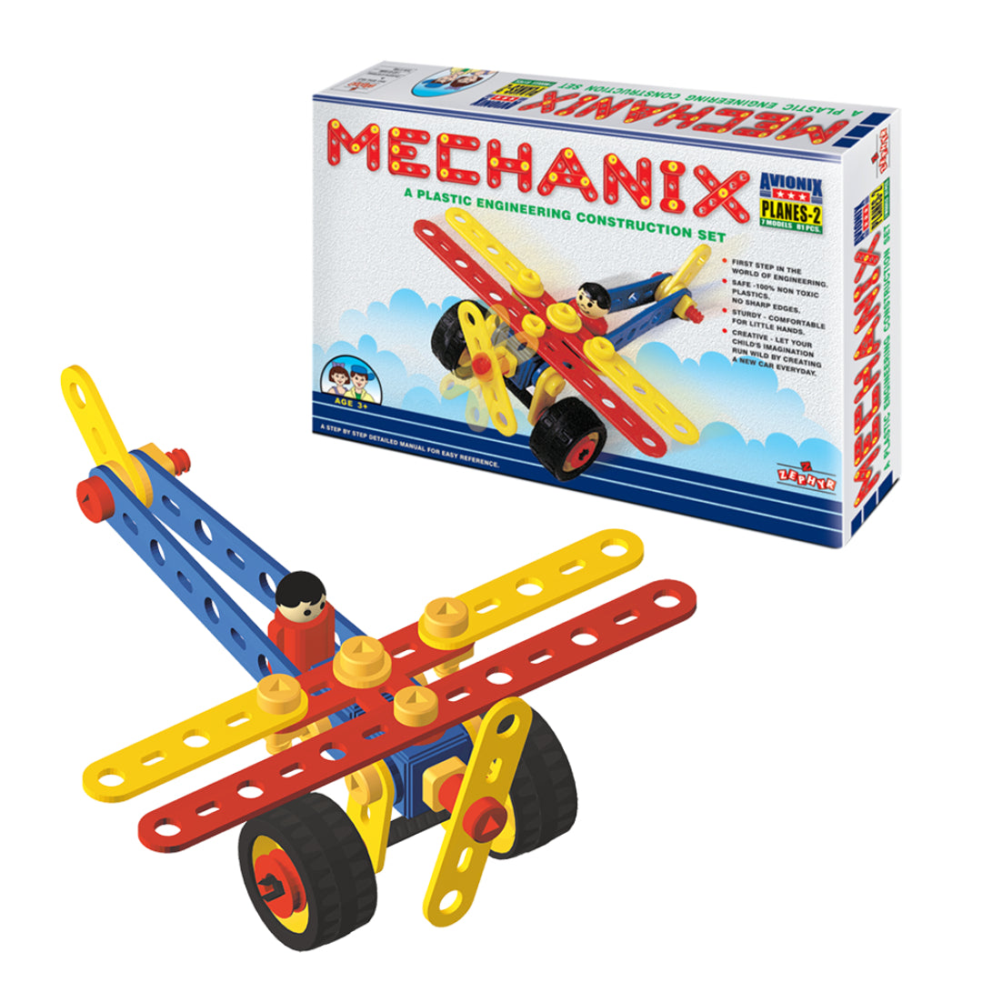 Plastic Planes 2 DIY 7 - in -1 Plastic Construction Set Ages 7+ Years